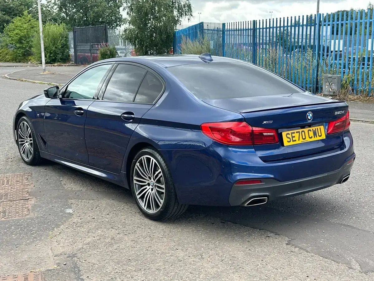Used BMW 520 M Sport 187 HP (137 kW) 2020 Blue Sedan