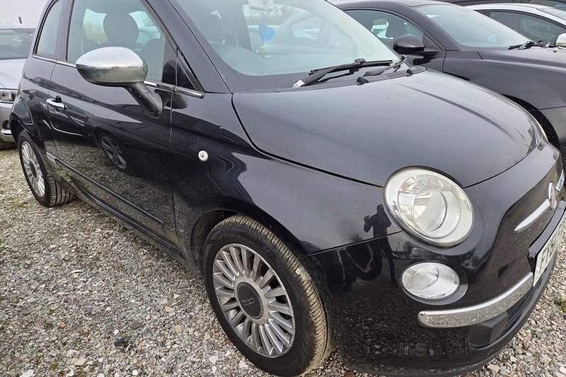 Used Fiat 500 Lounge 85 HP (62 kW) 2012 Black Hatchback