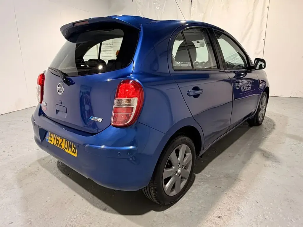 Used Nissan Micra S 98 HP (72 kW) 2012 Blue Hatchback