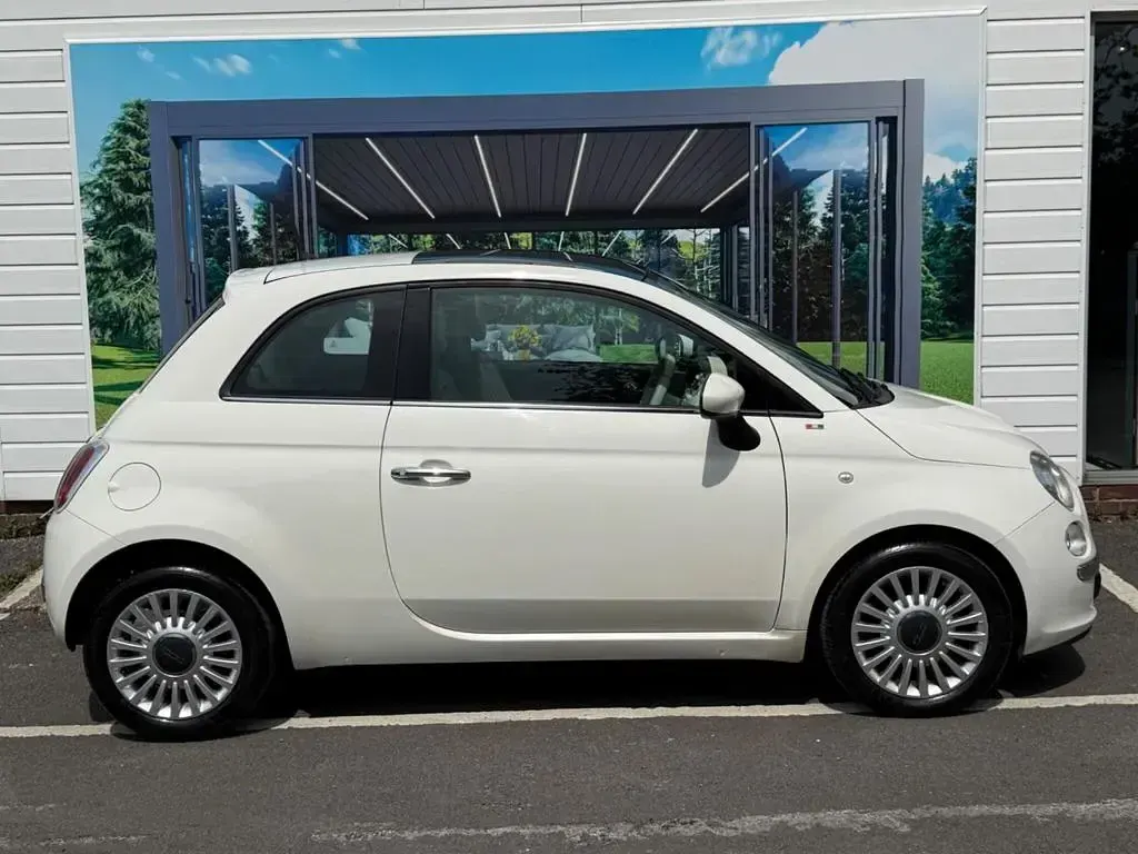 Used Fiat 500 Lounge 69 HP (50 kW) 2013 White Hatchback
