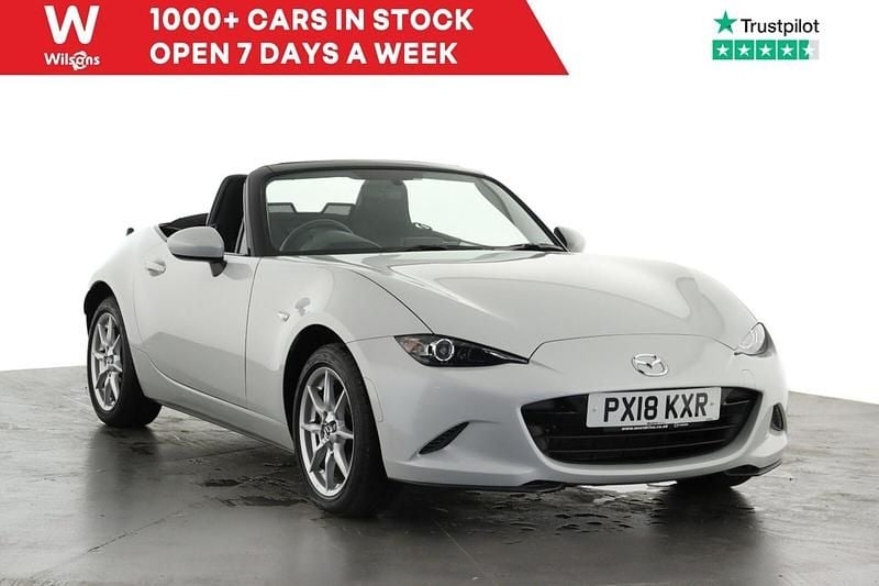 Silver Used 2018 Mazda MX5 Cabriolet | £14,399 (Good price) - Image 1/4
