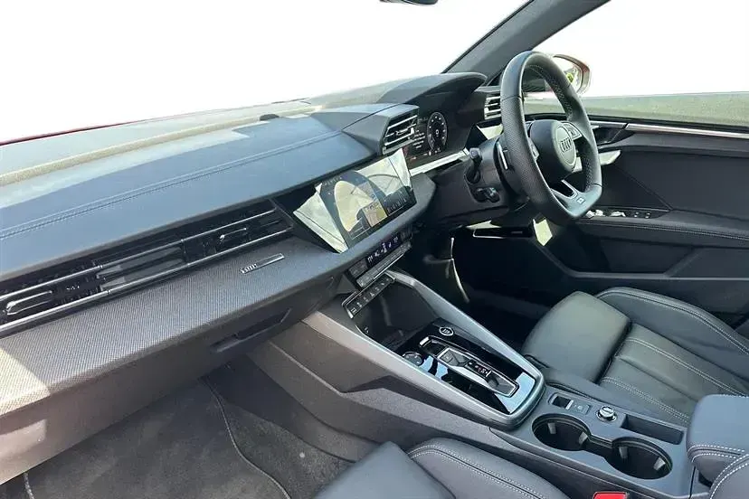 New Audi A3 Black Edition 150 HP (110 kW) 2026 Progressive red Sedan