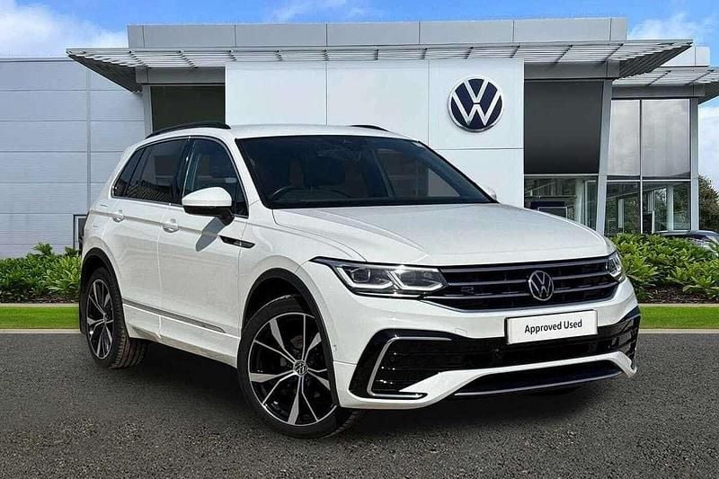 White Used 2021 VW Tiguan R-line SUV | £27,956 (Fair price) - Image 1/4