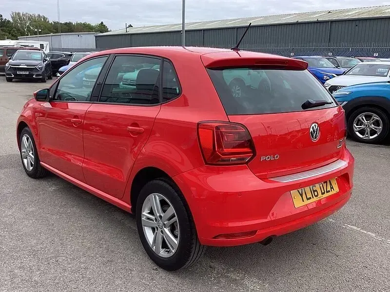 Used VW Polo Match 2016 Red Hatchback
