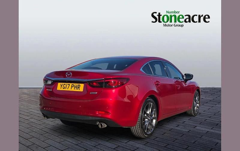 Begagnad Mazda 6 Inclusive 162 HK (119 kW) 2017 Röd Sedan