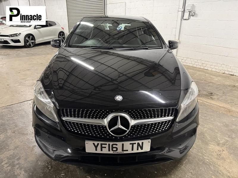 Used Mercedes A180 AMG line 109 HP (80 kW) 2016 Black Hatchback