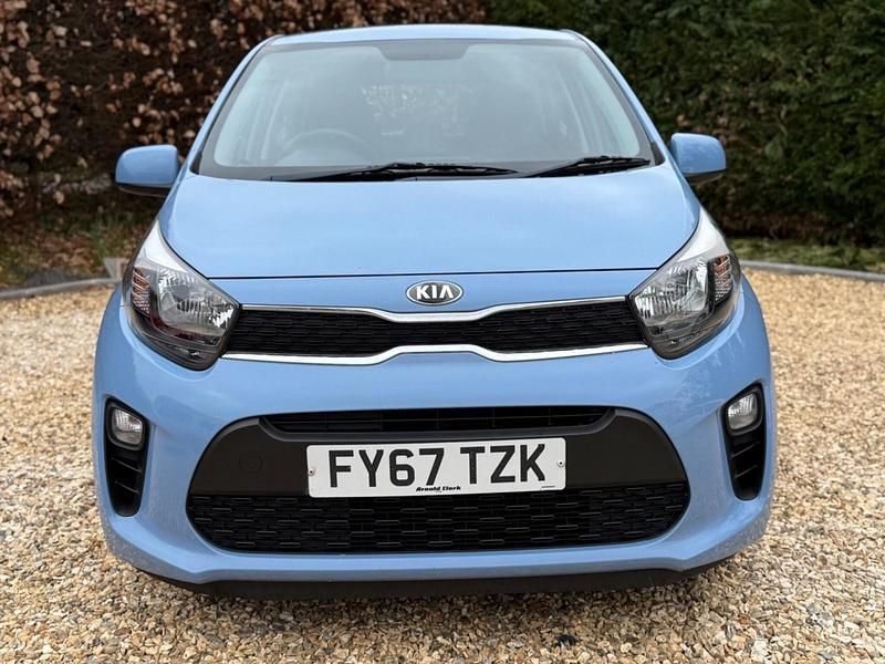 Used Kia Picanto 83 HP (61 kW) 2017 Blue Hatchback