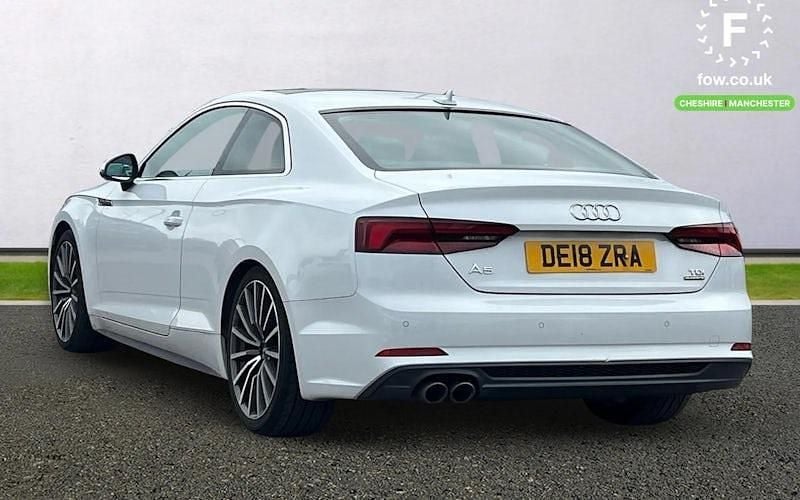 Used Audi A5 S-Line 190 HP (139 kW) 2018 White Coupe