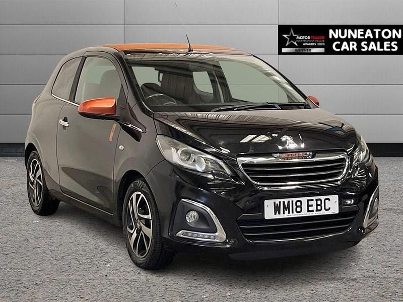 Black Used 2018 Peugeot 108 Roland Garros Hatchback | £4,800 (Fair price) - Image 1/4