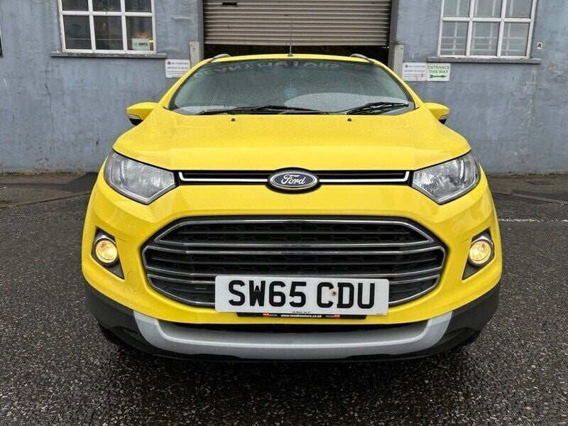 Yellow Used 2015 Ford Ecosport Titanium SUV | £3,499 (Good price) - Image 1/4