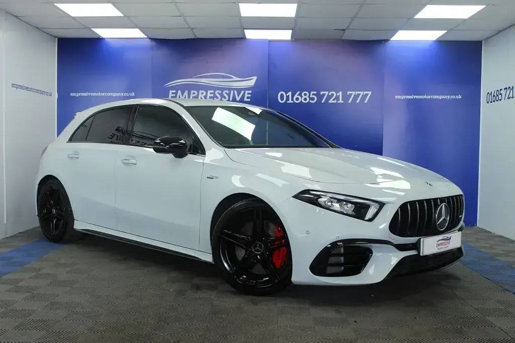 Used Mercedes A45 AMG 2020 White Hatchback