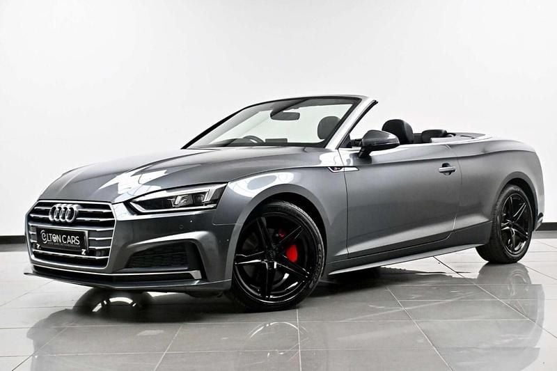 Used Audi A5 Cabriolet S-Line 190 HP (139 kW) 2017 Grey Cabriolet