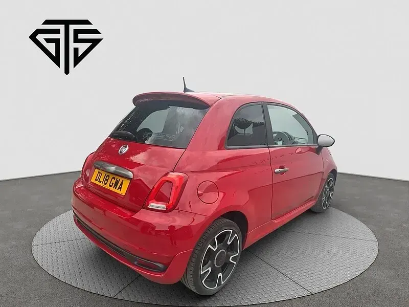 Used Fiat 500S S 69 HP (50 kW) 2018 Pasodoble red Hatchback