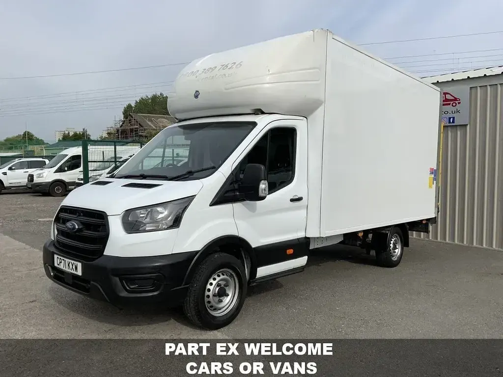 Used Ford Transit 130 HP (95 kW) 2021 White Cabriolet