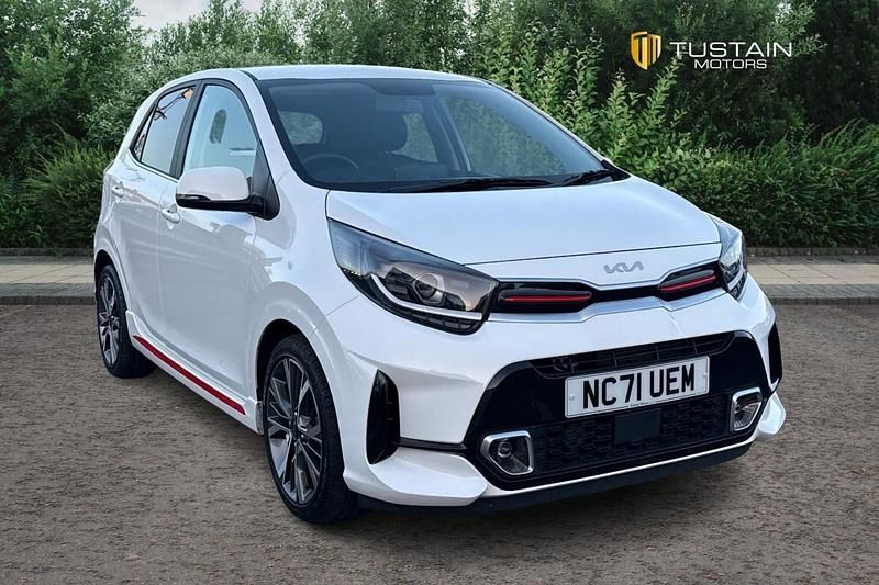 White Used 2022 Kia Picanto GT-Line Hatchback | £13,999 (Fair price) - Image 1/3