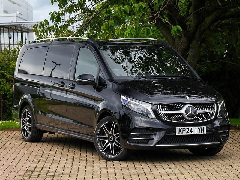 Black Used 2024 Mercedes V220 AMG line MPV | £64,998 (Fair price) - Image 1/4