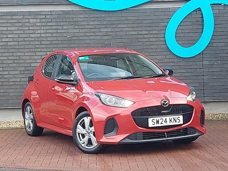 Red Used 2024 Mazda 2 Exclusive-Line Hatchback | £15,498 (Fair price) - Image 1/4