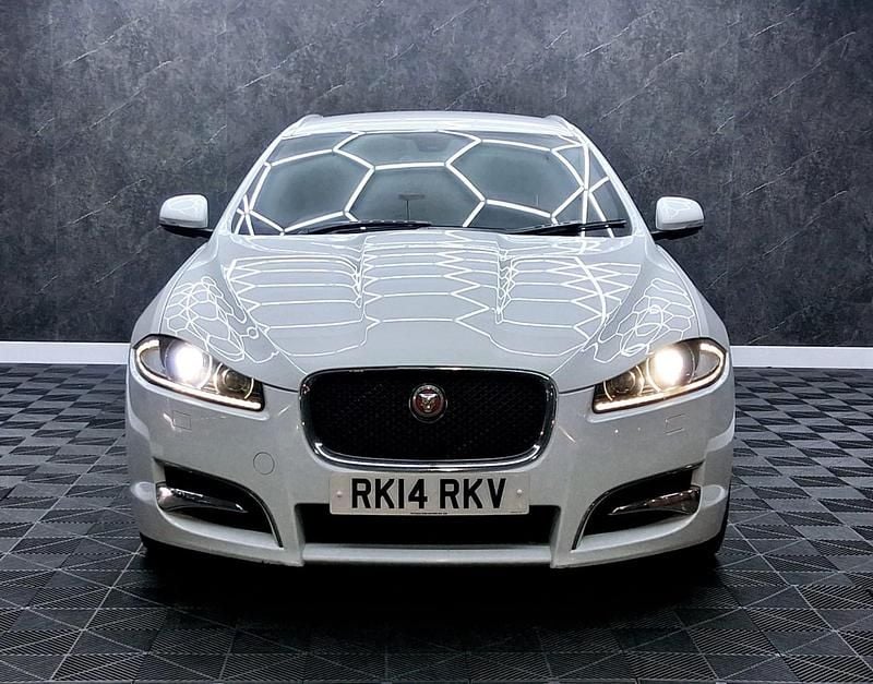 Used Jaguar XF R-Sport 2014 White Estate