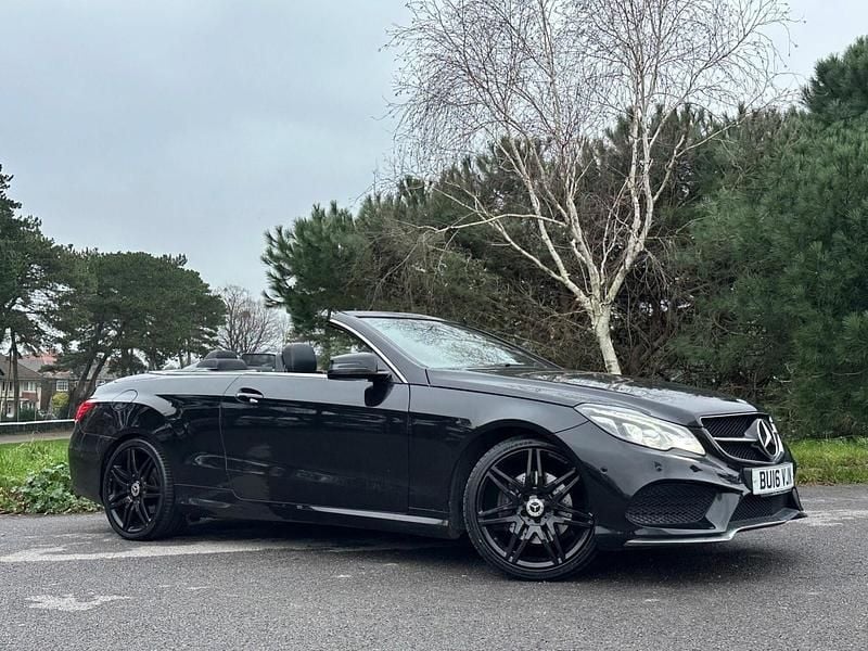 Black Used 2016 Mercedes E220 AMG line Cabriolet | £12,990 (Good price) - Image 1/4
