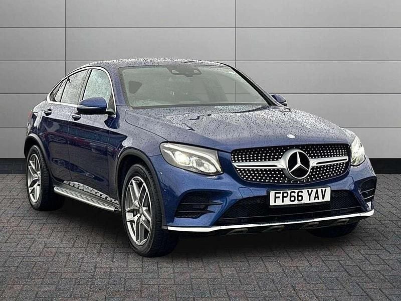 Blue Used 2016 Mercedes GLC220 AMG Line Premium Coupe | £20,395 (Fair price) - Image 1/4