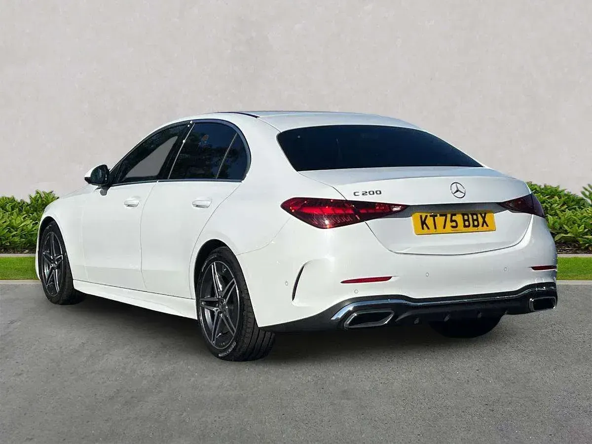 Used Mercedes C200 AMG line 2026 White Sedan