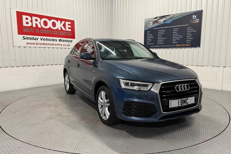 Used Audi Q3 S-Line 180 HP (132 kW) 2015 Blue SUV