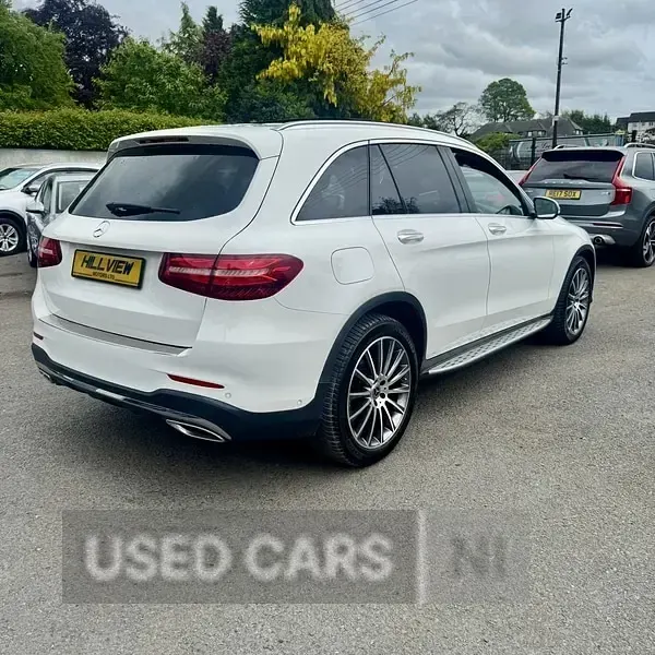 Used Mercedes GLC350 AMG line 2017 White Estate