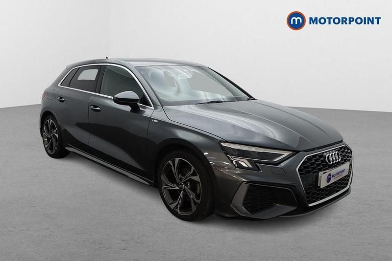 Grey Used 2021 Audi A3 S-Line Hatchback | £18,999 (Fair price) - Image 1/4