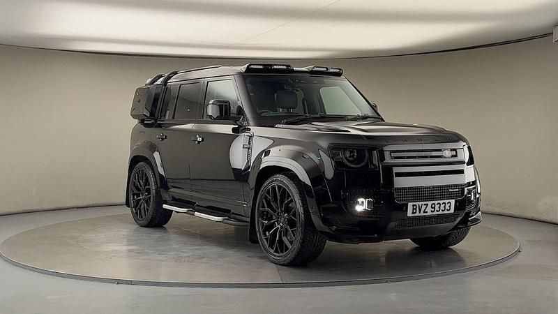 Santorini black Used 2023 Land Rover Defender HSE Dynamic SUV | £74,500 - Image 1/4
