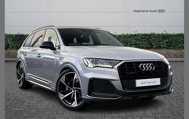 Silver Used 2020 Audi Q7 Black Edition SUV | £38,485 (Expensive) - Image 1/4