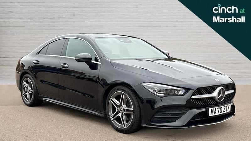 Black Used 2020 Mercedes CLA180 AMG Line Premium Plus Sedan | £18,871 (Fair price) - Image 1/4