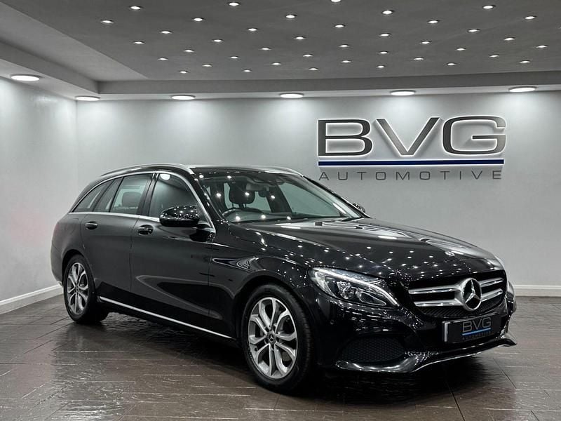 Used Mercedes C220 2017 Black Estate