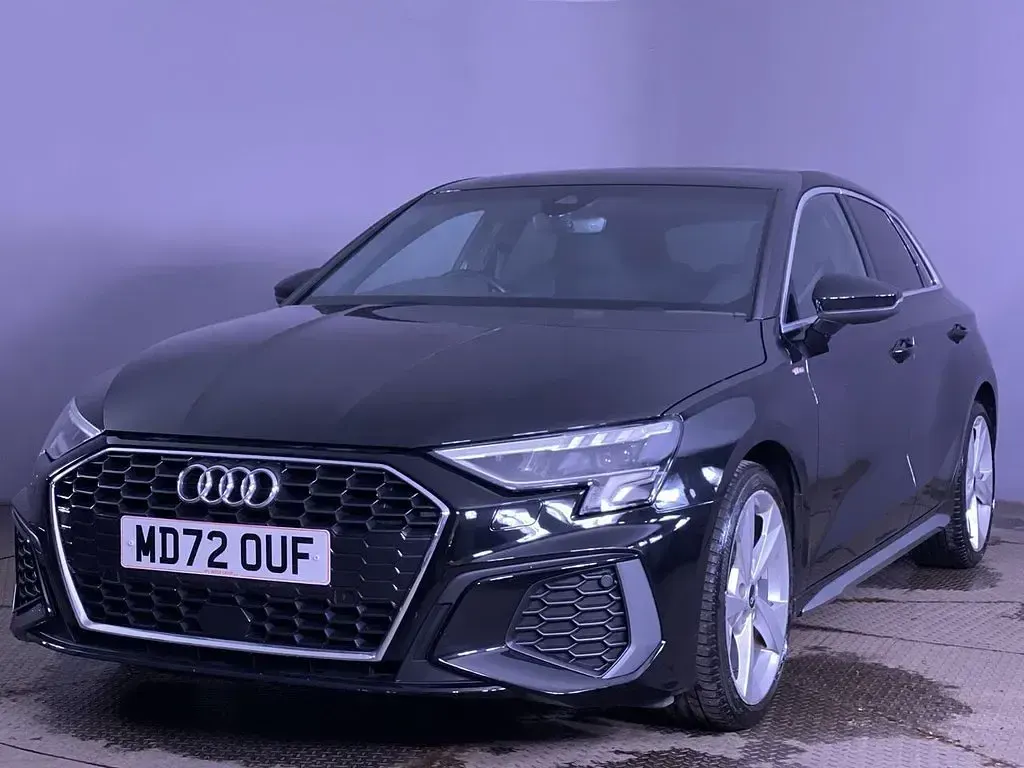 Used Audi A3 Sportback S-Line 110 HP (80 kW) 2023 Black Hatchback
