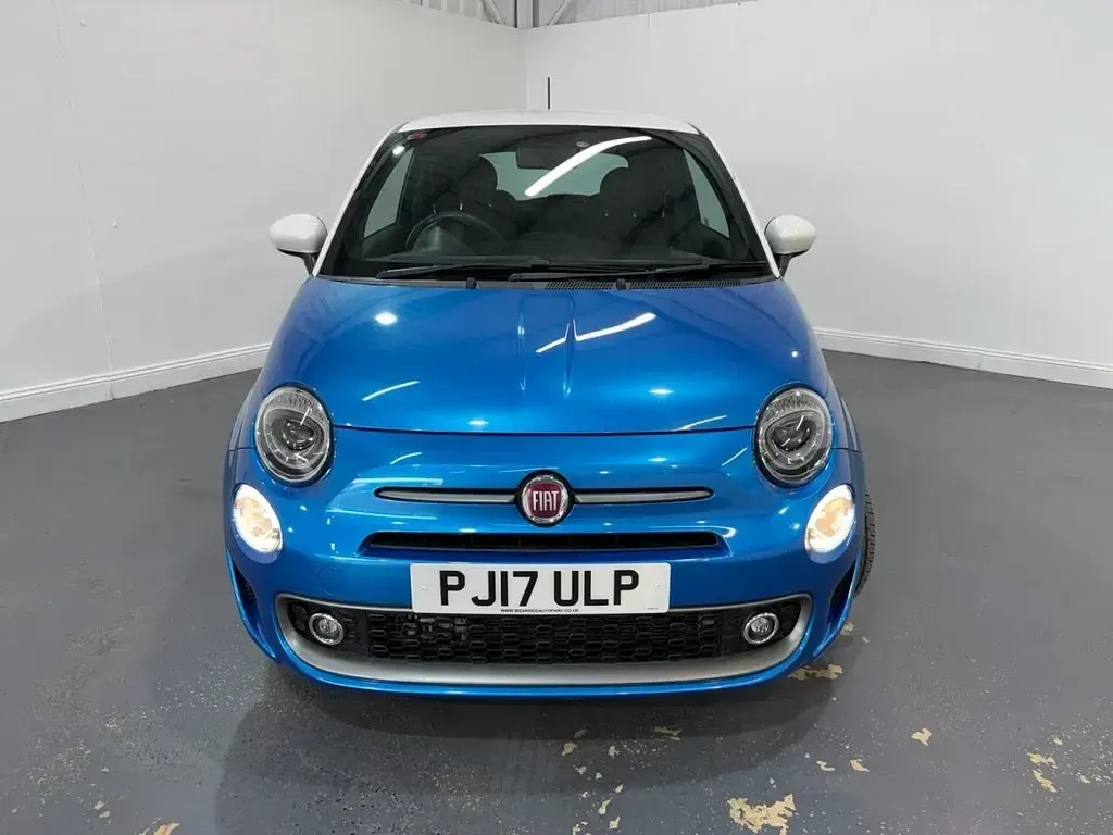 Used Fiat 500 S 95 HP (69 kW) 2017 Blue Hatchback