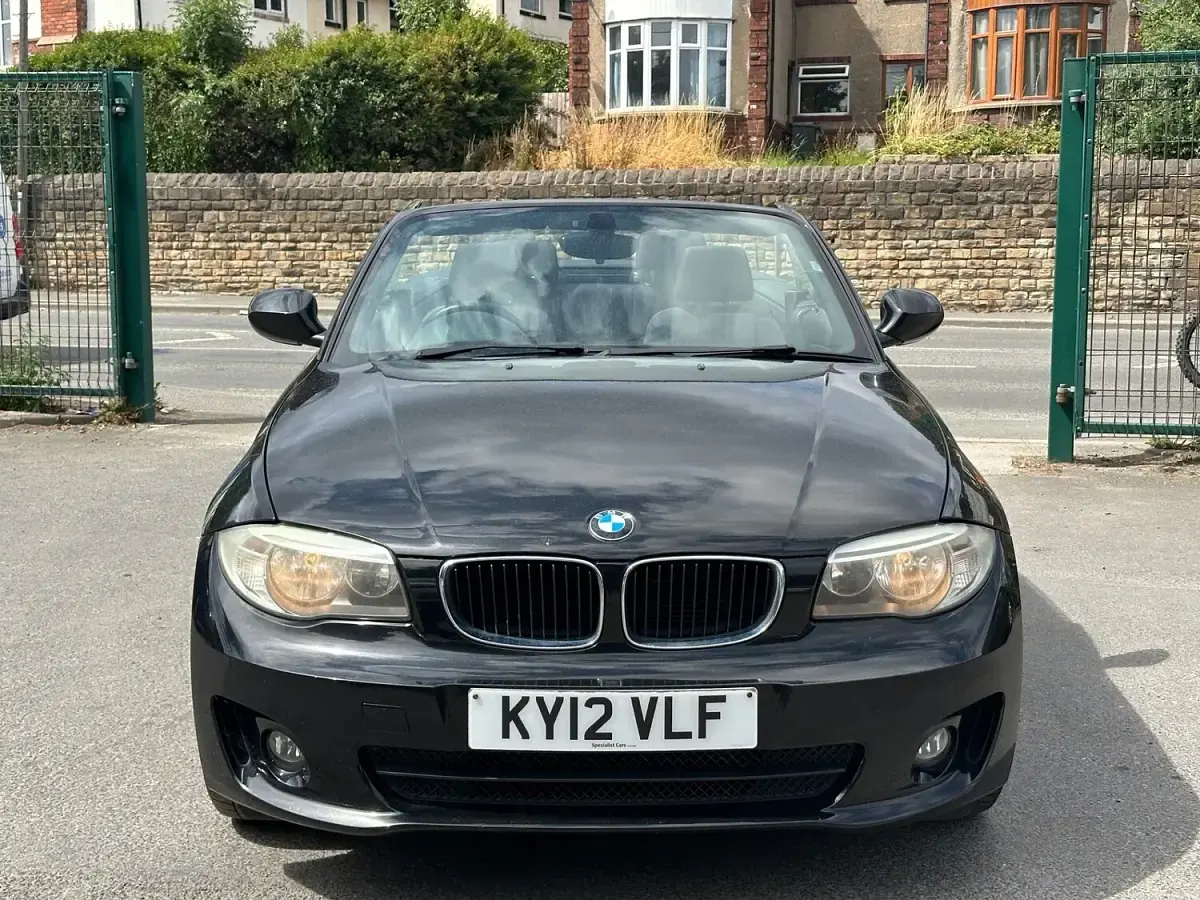 Used BMW 118 Cabriolet Sport Line 2012 Black Cabriolet