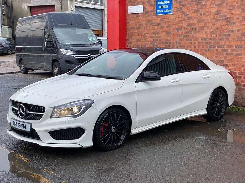 Used Mercedes CLA220 AMG 170 HP (125 kW) 2014 White Sedan