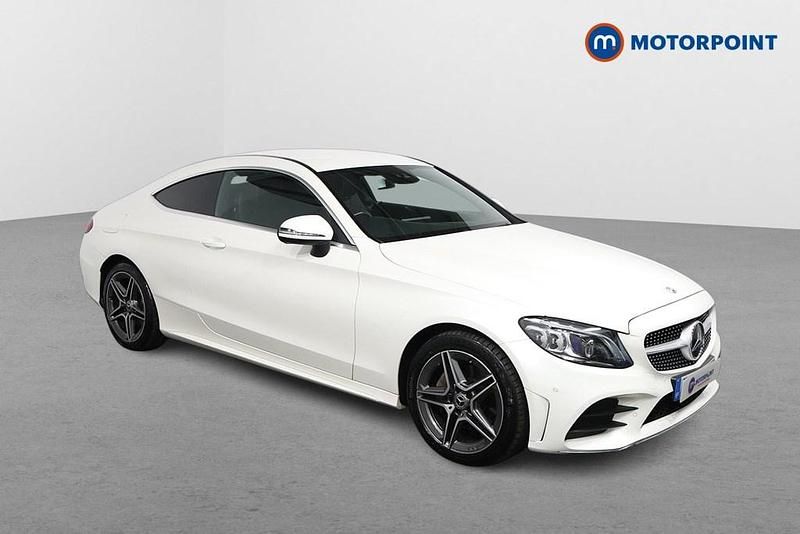 White Used 2020 Mercedes C200 AMG Line Premium Coupe | £21,249 (Fair price) - Image 1/4