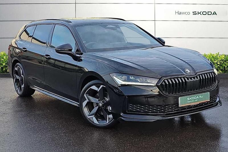 New Skoda Superb SportLine 110 HP (80 kW) 2025 Midnight black metallic Estate