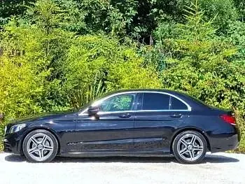 Used Mercedes C220 AMG Line Premium 2021 Black Sedan