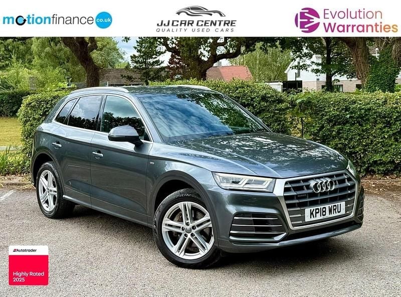 Grey Used 2018 Audi Q5 S-Line SUV | £19,200 (Good price) - Image 1/3