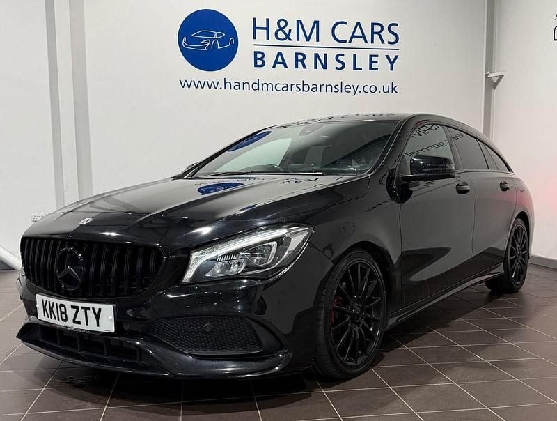 Used Mercedes CLA200 AMG line 156 HP (114 kW) 2018 Black Estate