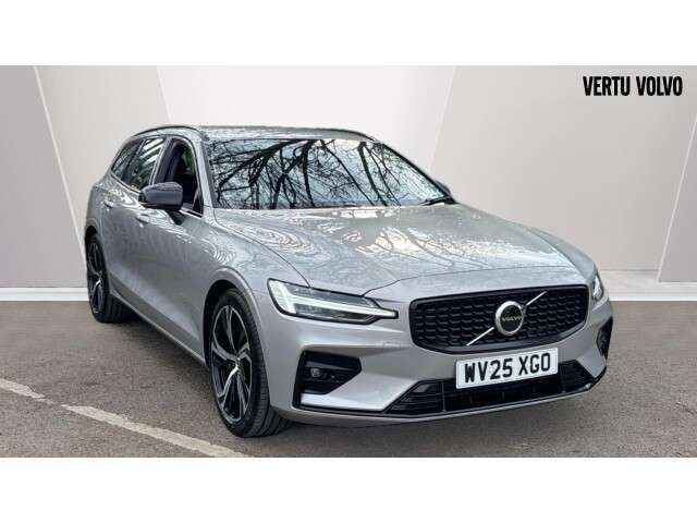 Silver Used 2025 Volvo V60 Plus Estate | £38,778 (Expensive) - Image 1/4