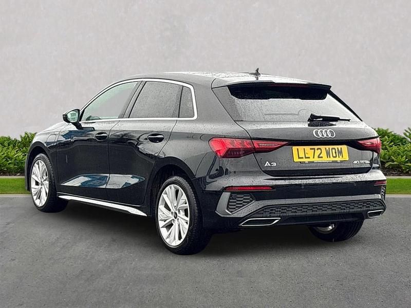 Used Audi A3 e-tron S-Line 2022 Black Hatchback