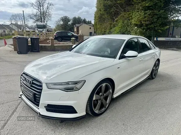 Used Audi A6 Black Edition 190 HP (139 kW) 2016 White Sedan