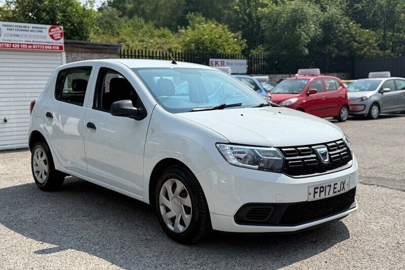 White Used 2017 Dacia Sandero Ambiance Hatchback | £3,695 (Fair price) - Image 1/1