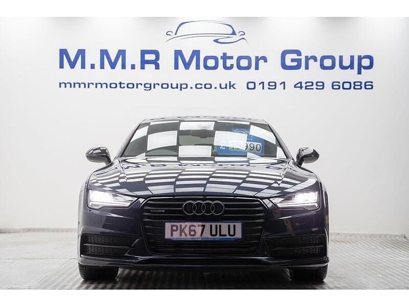 Used Audi A7 Sportback Black Edition 2017 Blue Hatchback