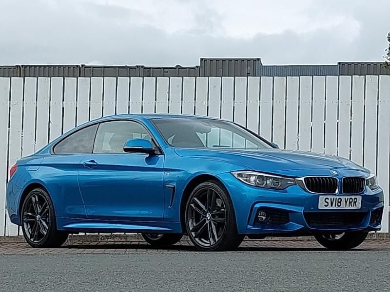 Blue Used 2018 BMW 420 M Sport Coupe | £16,498 (Fair price) - Image 1/4