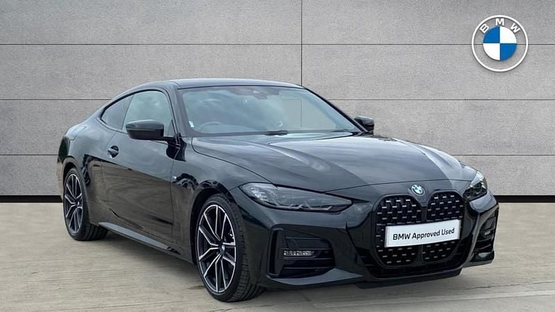 Black Used 2023 BMW 420 M Sport Coupe | £30,485 (Good price) - Image 1/4