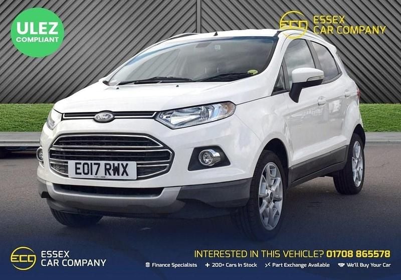 White Used 2017 Ford Ecosport Titanium SUV | £6,940 (Fair price) - Image 1/4