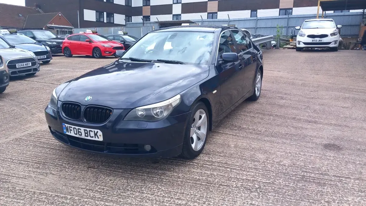 Used BMW 520 2006 Blue Sedan